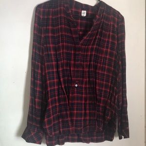Gap babydoll style flannel